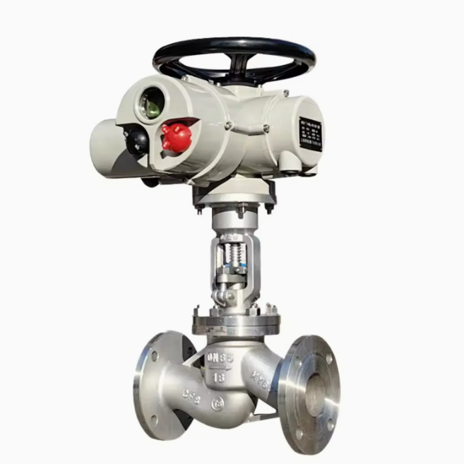 Electric Actuated Flanged Globe Valve - detail view 1
