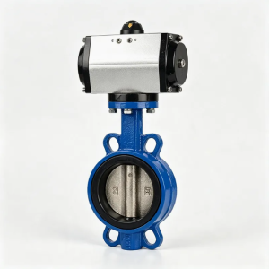Pneumatic Wafer Butterfly Valve for gas pipeline systems - ZEMTECH GAS