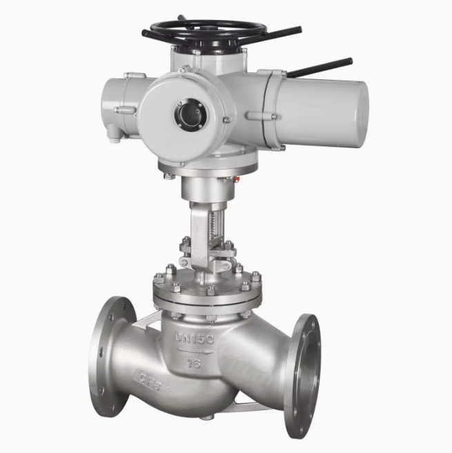 Electric Actuated Flanged Globe Valve for gas pipeline systems - ZEMTECH GAS